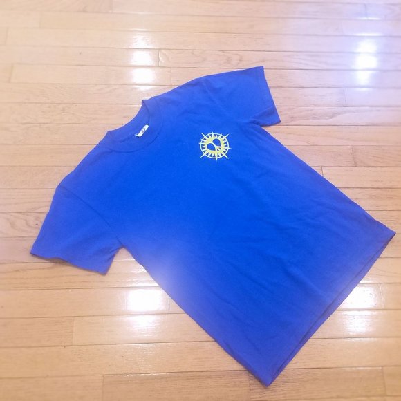 Cobalt Blue short sleeved Martial Arts Themed Tee - Picture 2 of 6